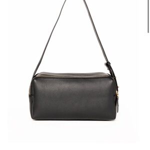 Elleme Trousse Pebbled Leather Black Purse NWT